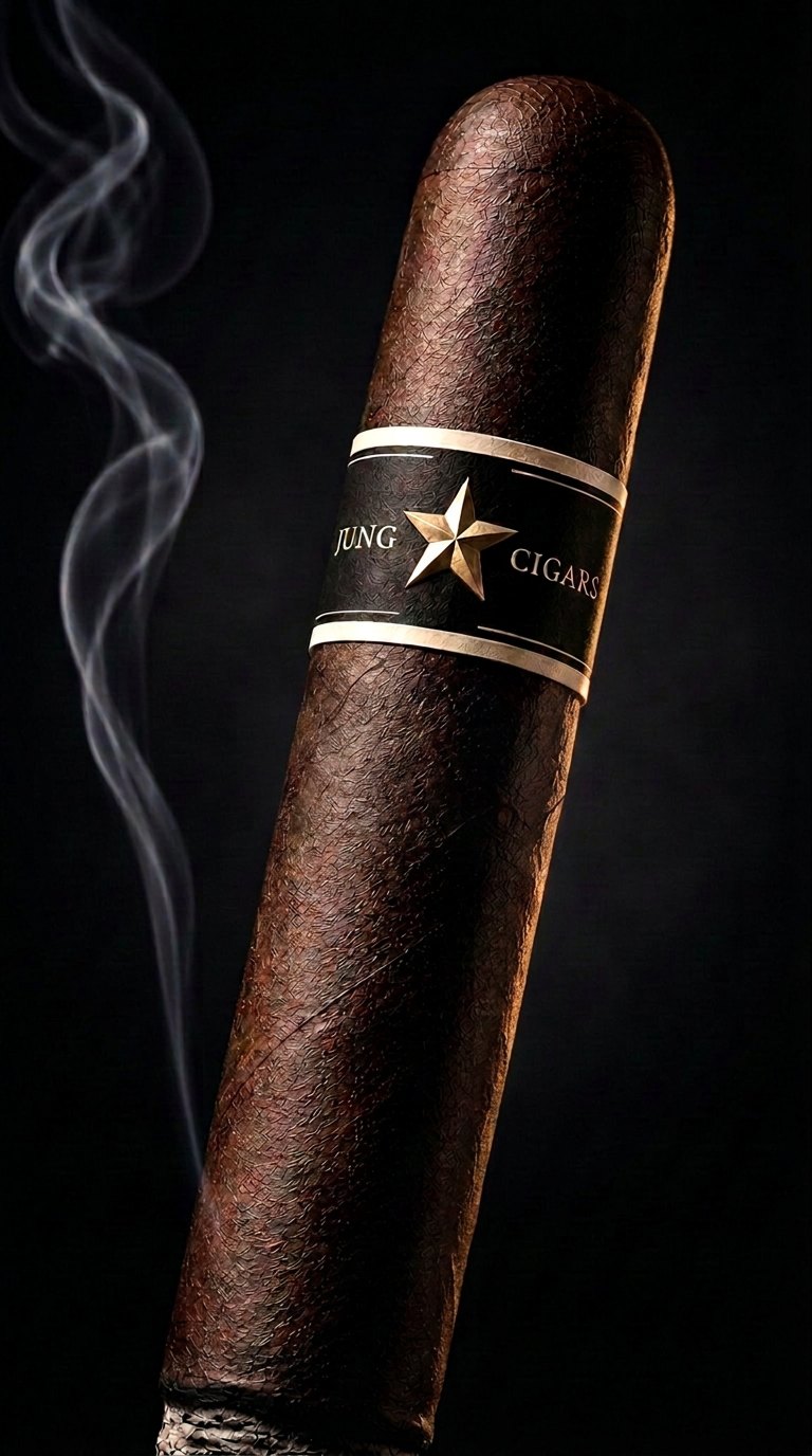 Jung Cigars Zigarre mit JUNG CIGARS 2026 Banderole